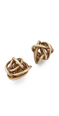 Kelly Wearstler Brass Knot Earrings