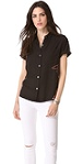Kelly Wearstler Embroidered Butterfly Top