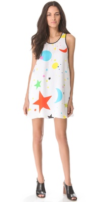 Lisa Perry Outline Galaxy Dress