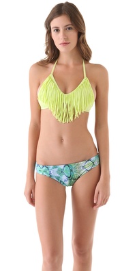 L*Space Audrey Halter Bikini Top