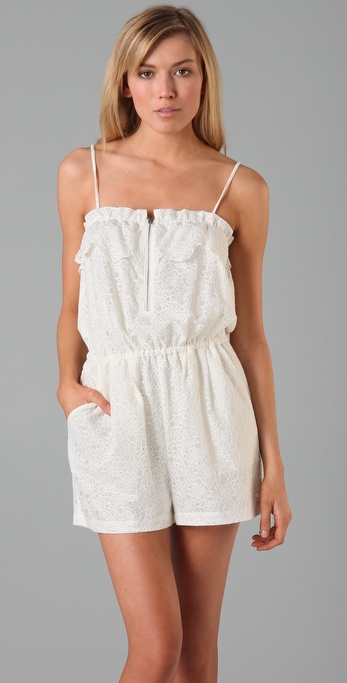 Madewell - Lace Lakeshore Romper