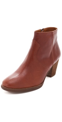 Madewell Leather Zipcode Booties