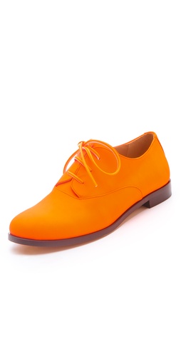 Shop MM6 Maison Martin Margiela Lace Up Oxfords and MM6 Maison Martin Margiela online - Footwear,Womens,Footwear,Flats, online Store