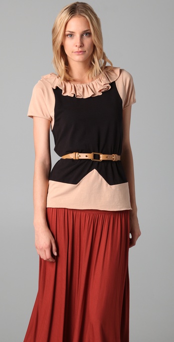 Marc by Marc Jacobs Fosse Colorblock Jersey Top