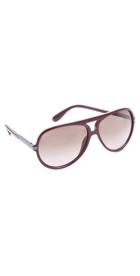 Marc by Marc Jacobs Oversized Aviator Sunglasses