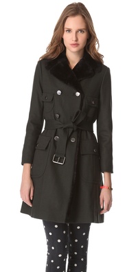 Marc by Marc Jacobs Oaks Belted Long Coat