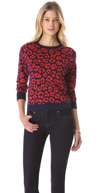 Marc by Marc Jacobs Lita Cheetah Sweater