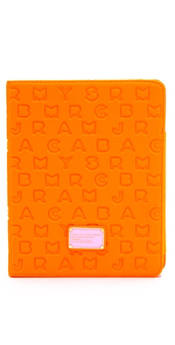 Shop Marc by Marc Jacobs Dreamy Logo Neoprene Tablet Book and Marc by Marc Jacobs online - Accessories,Womens,Tech_Accessories,iPad,Kindle, online Store