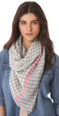 Marc by Marc Jacobs Woven Belinda Check Scarf
