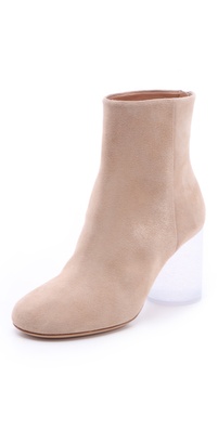 Maison Martin Margiela Plexi Round Heel Booties