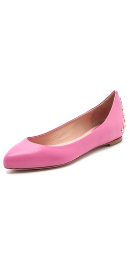 McQ - Alexander McQueen Studded Pointy Toe Flats