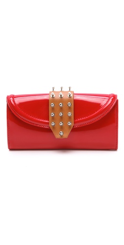 McQ - Alexander McQueen Collar Stud Flap Wallet at Shopbop.com