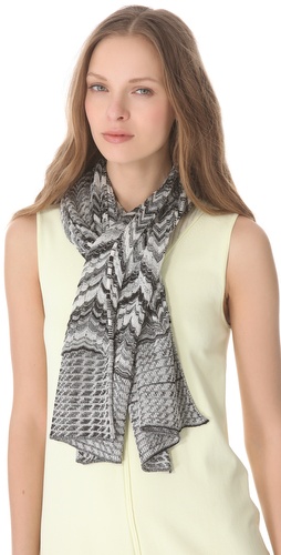 Missoni Mixed Print Lurex Scarf at Shopbop.com