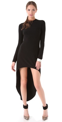 Norma Kamali Super High Low Dress