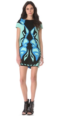 Ohne Titel Strapless Curving Print Dress