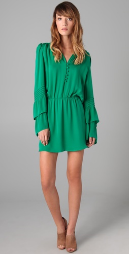 Parker Double Flared Sleeve Dress