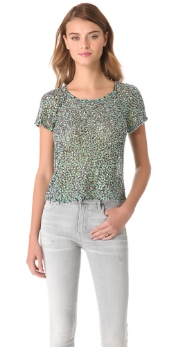 Parker Iridescent Sequin Top