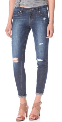 Paige Denim Verdugo Ultra Skinny Destructed Jeans