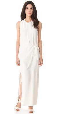 3.1 Phillip Lim Tie Waist Column Gown
