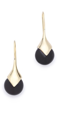 push BY PUSHMATAaHA Onyx Drop Earrings