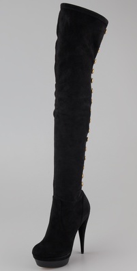 Rachel Zoe, Brigitte Suede Over the Knee Boots