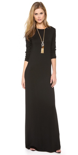 Rachel Zoe Vincent Skinny Jersey Maxi Dress