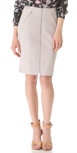Rebecca Taylor Leather Pencil Skirt at Shopbop.com