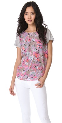 Rebecca Taylor Half Tropical Tee