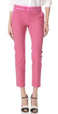 RED Valentino Stretch Microcheck Pants