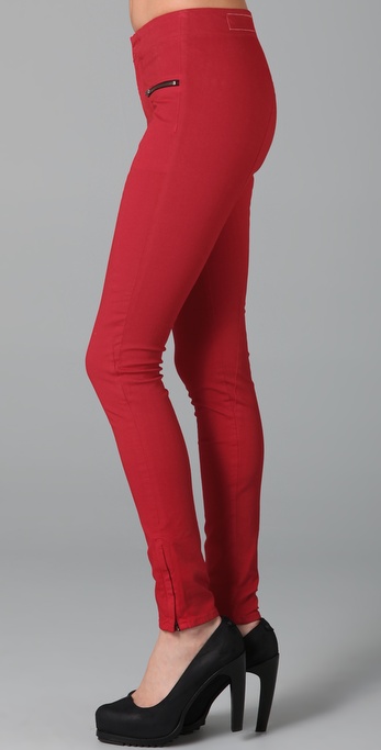 Rag & Bone - JEAN Zipper Skinny Jeans