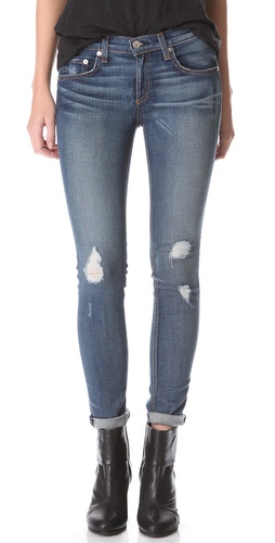 Rag & Bone/JEAN The Ripped Skinny Jeans