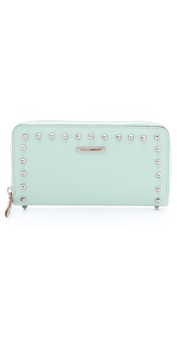Rebecca Minkoff Luma Large Zip Wallet with Studs at Shopbop.com