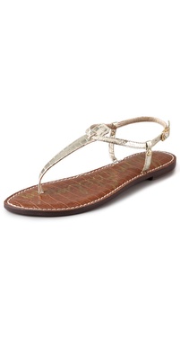 Sam Edelman Gigi T Strap Flat Sandals