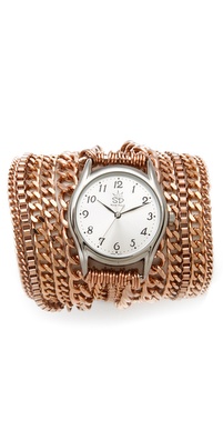 Sara Designs All Chain Wrap Watch