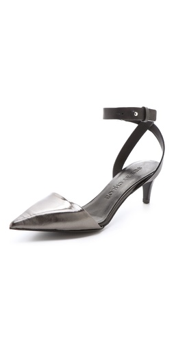 See by Chloe Metallic Point Toe Pumps at Shopbop.com