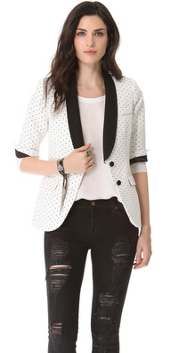 SMYTHE Pin Dot Blazer
