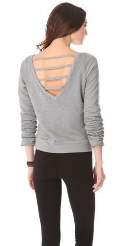 Shop So Low V Back Pullover with Thumbholes and So Low online - Apparel,Womens,Tops,Hoodies, online Store
