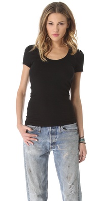 Splendid 1x1 Scoop Tee