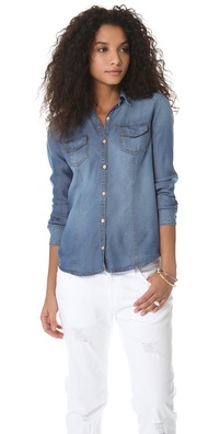 Splendid Indigo Chambray Shirt