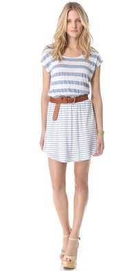 Splendid Marseille Chambray Stripe Dress