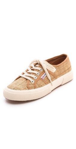 Superga Cotu Raffia Sneakers