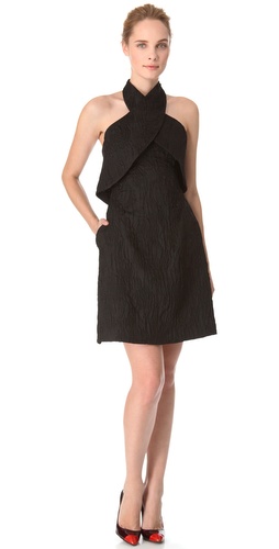 Thakoon Cross Halter Dress