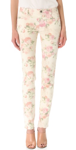 Thakoon Floral Slim Jeans at Shopbop.com