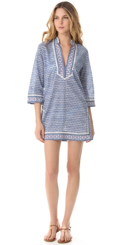 Shop Tory Burch Moray Cover Up Tunic online and buy Tory Burch latest season - Apparel, Womens, Swim, Coverups,  online shop