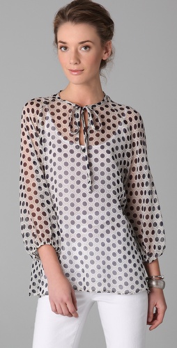 Tucker Long Tie Blouse at Shopbop image