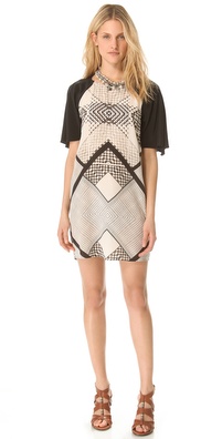 Twelfth St. by Cynthia Vincent Raglan Shift Dress