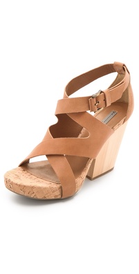 Vic Italy Cork Heel Sandals