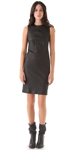 Shop Vince Stretch Leather Dress and Vince online - Apparel, Womens, Dresses, Cocktail, Night_Out,  online Store