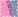 Purple/Pink/Sky Blue