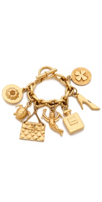 WGACA Vintage Vintage Chanel Charm Bracelet